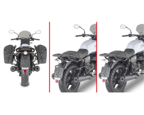 Kappa Remove-X Стійка для бокових сумок Moto Guzzi V7 Stone '21 Чорний