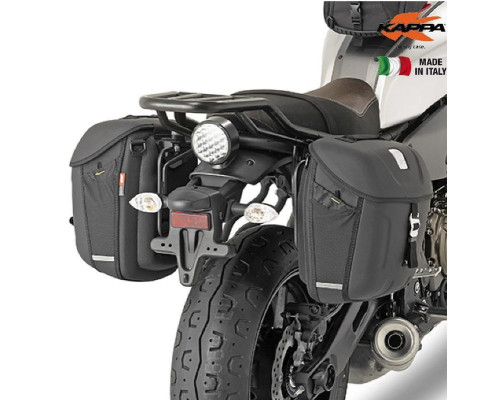 Kappa, Стелаж, Підставка під бічні сумки, Для YAMAHA XSR 700 (2016-2019), Чорний