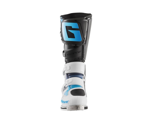 Gaerne SG-12 Черевики Крос/Ендуро Limited Edition Захист Розмір 45 Білий/Чорний/Блакитний