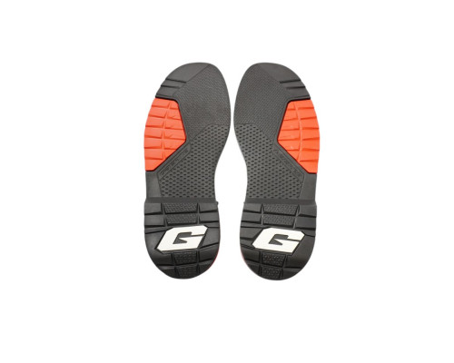 Gaerne SG-22 запасні підошви для взуття, пара, розмір 41, чорний/червоний
