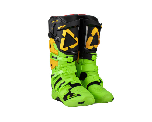 Leatt 4.5 кросові черевики, захист, розмір 40.5, чорний/зелений флуо