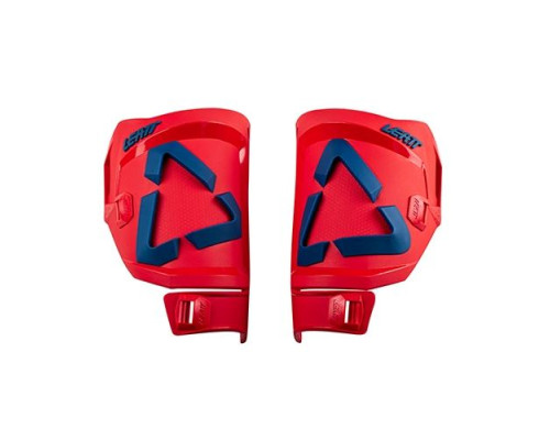 Leatt Flexlock 5.5 захисні пластини для гомілки, червоний/синій, розмір 44.5/45.5