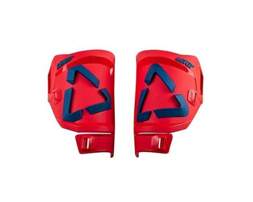 Leatt Flexlock 5.5 захисні пластини для гомілки, червоний/синій, розмір 44.5/45.5