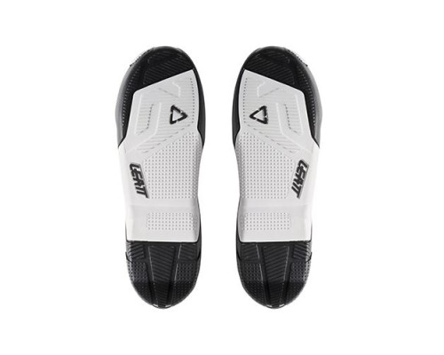 Leatt 4.5/5.5 FlexLock Підошва для Кросових Чобіт Запасні Частини Розмір 42/43 Білий/Чорний