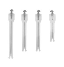 Leatt GPX 5.5 FlexLock Комплект ремінців для кросових чобіт Запасні частини Білий колір