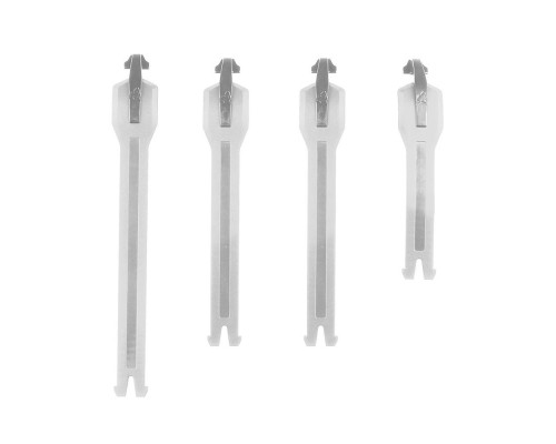 Leatt GPX 5.5 FlexLock Комплект ремінців для кросових чобіт Запасні частини Білий колір