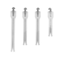 Leatt GPX 5.5 FlexLock Комплект ремінців для кросових чобіт Запасні частини Білий колір