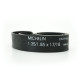 Michelin оперізка гумова 1.60/1.85x21 (1400x25) чорна