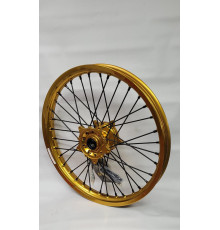 Rex Wheels Excel Комплект Колесо Переднє 21x1.85 YAMAHA XTZ 700  2020 Золота Обід Чорні Спиці Золота Втулка Чорні Ніпелі