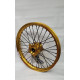 Rex Wheels Excel Комплект Колесо Переднє 21x1.85 YAMAHA XTZ 700 2020 Золота Обід Чорні Спиці Золота Втулка Чорні Ніпелі