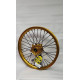 Rex Wheels Excel Комплект Колесо Переднє 21x1.85 YAMAHA XTZ 700 2020 Золота Обід Чорні Спиці Золота Втулка Чорні Ніпелі