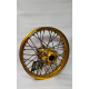 Rex Wheels Excel Комплектне Заднє Колесо 18x2.50 YAMAHA XTZ 700 2020 Золота Обідка Чорні Спиці Золота Втулка Чорні Ніпелі