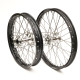 Rex Wheels 21-1,60 Комплектне Переднє Колесо Чорна Фелга/Срібна Піаста 22мм для KTM Husqvarna SX SX-F EXC TC TE