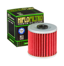 Hiflo HF 123 масляний фільтр для Kawasaki KLR/KLX/KSF/KEF, висока продуктивність, чорний