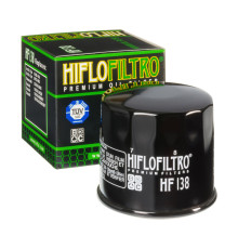 Hiflo HF138 Фільтр оливи для мотоциклів GSX/GSXR/SV/TL/VZ/VS/DL Чорний