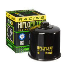 Hiflo HF 138 Фільтр оливи Racing 17mm для Suzuki GSX/GSXR/SV/TL/VZ/VS/DL Чорний