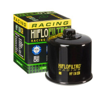 Hiflo HF 138 Фільтр оливи Racing 17mm для Suzuki GSX/GSXR/SV/TL/VZ/VS/DL Чорний