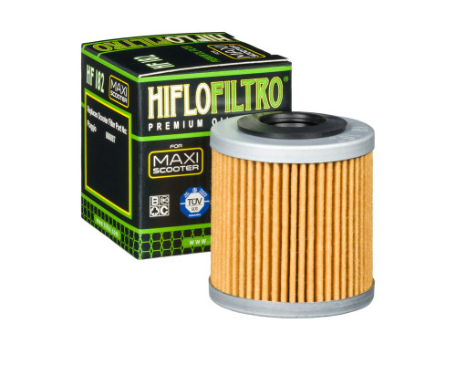 Hiflo HF182 фільтр оливи Piaggio Beverly Sport Touring 4T 350cc OEM 880887 2011-2016