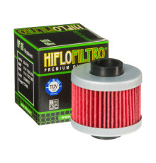 Hiflo HF185 Фільтр оливи для мотоцикла Aprilia/Peugeot 125 (50) чорний