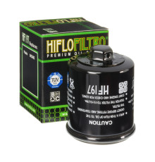 Hiflo HF 197 Фільтр оливи Polaris/PGO 50 мл Чорний