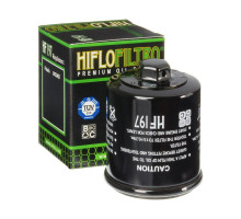 Hiflo HF 197 Фільтр оливи Polaris/PGO 50 мл Чорний