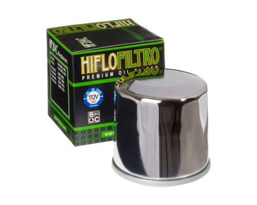 Hiflo HF204 Фільтр оливи HONDA/Kawasaki/YAMAHA Хром 50шт