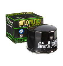 Hiflo HF552 Фільтр оливи для Moto Guzzi, висока ефективність, чорний