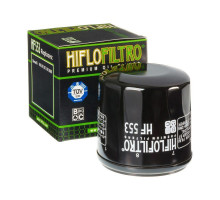 Hiflo HF 553 Фільтр оливи для мотоцикла Benelli, висока ефективність, 50 мл, чорний