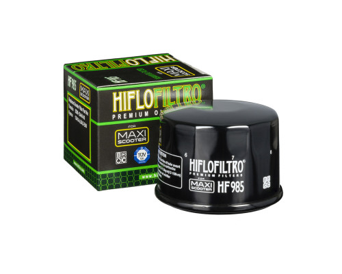 Hiflo HF985 Масляний фільтр YAMAHA XP500 Tmax 01-11 Kymco 500 X-Citing 05-13 700 Myroad 11-13 50шт