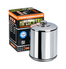 Hiflo HF170CRC Фільтр оливи Racing Harley-Davidson Хромований