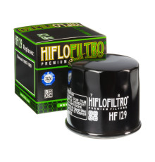 Hiflo, KAF820/950, фільтр оливи, для Kawasaki '00-'19, чорний