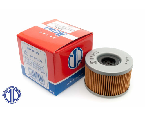 Miw Meiwa HF111 Racing Фільтр оливи HONDA CX 500/TRX 400-680 50 мм Чорний