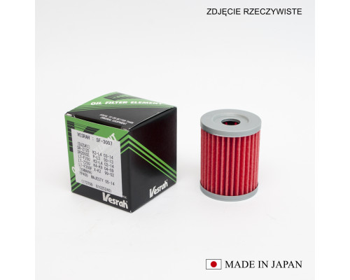 Vesrah HF132/HF972 фільтр оливи високоякісний Made in Japan чорний