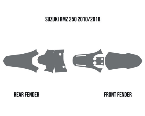 Twin Air Mud Deflector Foam для Suzuki RMZ 250 2010-2018 чорний