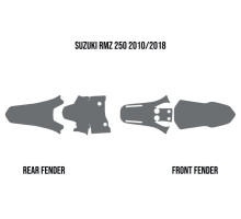 Twin Air Mud Deflector Foam для Suzuki RMZ 250 2010-2018 чорний