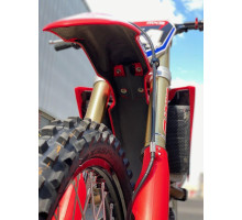 Twin Air Mud Deflector Foam YAMAHA YZ 250F '19-22', YZ 450F '18-21', Протибрудна наклейка, Чорний