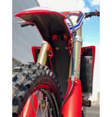 Twin Air Mud Deflector Foam YAMAHA YZ 250F '19-22', YZ 450F '18-21', Протибрудна наклейка, Чорний