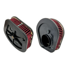 Emgo FM01083 фільтр повітря Harley Davidson Softail Heritage Classic FLHC '18-'20, Softail Deluxe FLDE '18-'20, Softail Street Bob FXBB '18-'20 OEM 29400248 чорний