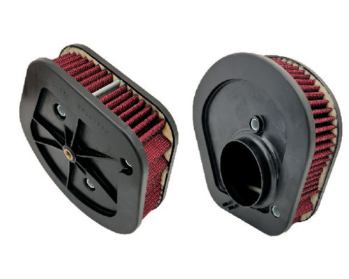 Emgo FM01083 фільтр повітря Harley Davidson Softail Heritage Classic FLHC '18-'20, Softail Deluxe FLDE '18-'20, Softail Street Bob FXBB '18-'20 OEM 29400248 чорний