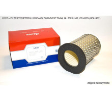 Miw Meiwa Фільтр Повітряний HONDA CX 500A/B/C/E 1978-1984 GL 500 1981-1982 CB 450S HFA1402