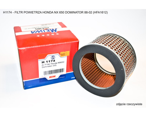 Miw Meiwa Фільтр Повітряний HONDA NX 650 Dominator 1988-2002 HFA1612 50шт