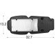 Tecnium Vicma фільтр повітряний HONDA XL 125V Varadero 2001-2006 карбюратор AF9676V 9676