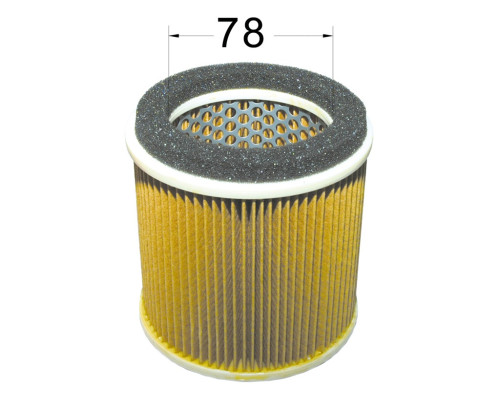 Tecnium AF2910V фільтр повітряний Kawasaki ZRX 1100 1997-2000, ZRX 1200 2001-2007 чорний