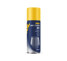 Mannol 9964 Air Filter Oil Плин для насичення повітряних фільтрів спрей 200мл Синій
