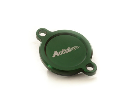 Accel KXF 450 Кришка фільтра оливи алюмінієва 2016-2020 зелена