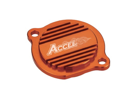 Accel покриття фільтра оливи KTM SXF/EXCF 400/450/520/525 1999-2007, SXF/EXCF 250 2006-2012, помаранчевий