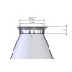 Twin Air, Fuel Filter, Фільтр Впуску Пального, KTM SXF/EXCF, TPI 250/300/350/450 '11-'24, Husqvarna FE/FC 250/300/350/450 TPI '14-'24, Gas Gas '21-'24, Різьбовий Кришка Впуску