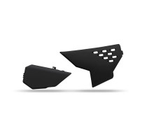 UFO 2024/11 кришка фільтра повітря Husqvarna TC 125/250 '23-'24 TE 150/250/300 '24-'25 FC 250/350/450 '23-'24 FX 350/450 '23-'24 FE 250/350/450/501 '24-'25 чорний