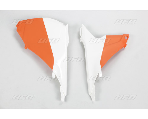 UFO, SX/SXF, кришка фільтра повітря, KTM '13-'16, OEM '15, помаранчевий/білий