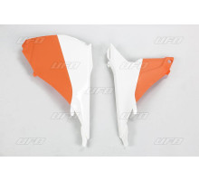 UFO, SX/SXF, кришка фільтра повітря, KTM '13-'16, OEM '15, помаранчевий/білий